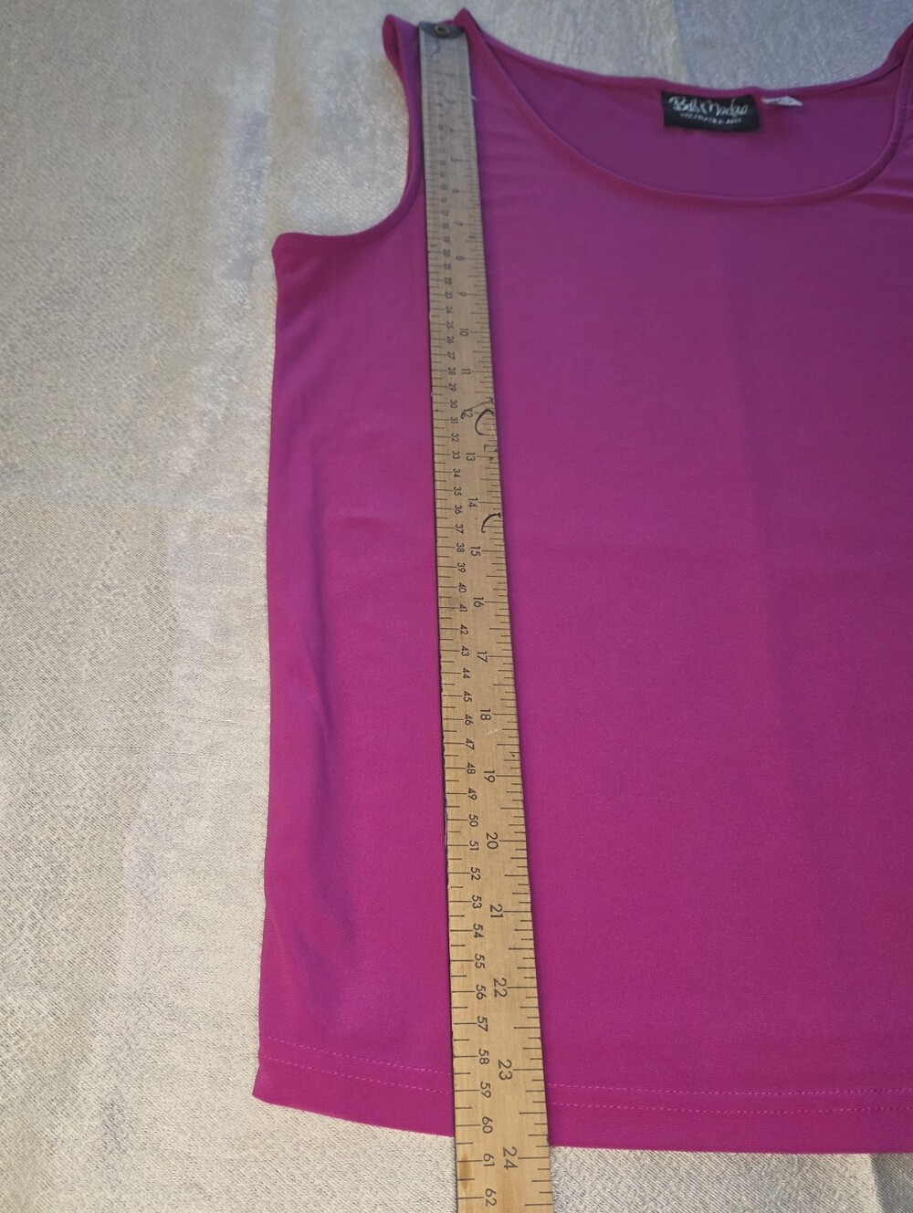 Bob Mackie Tank Top Fuchsia Size M Medium - Picture 7 of 7
